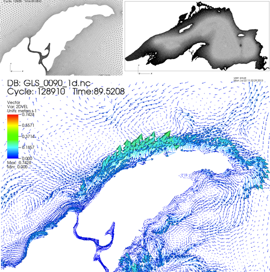 Grid maps of the Keweenaw Peninsula and Lake Superior.