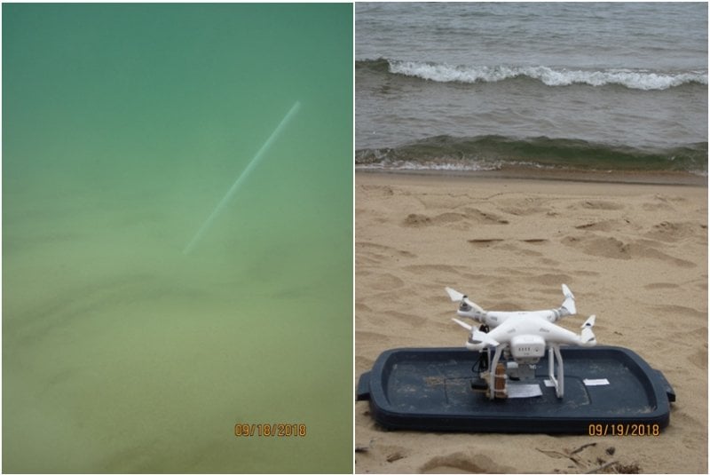 Underwater drone.