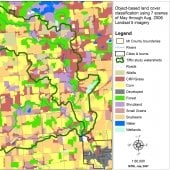 Sample land cover classification map.