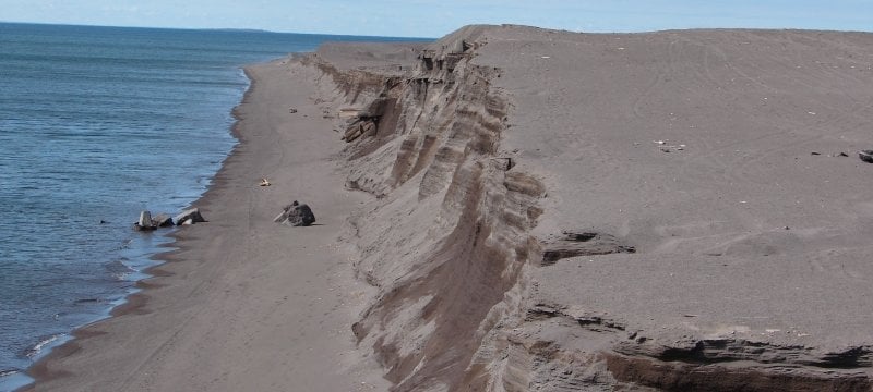 Gay Stamp Sands - A view from above