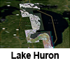 Lake Huron mosaic image.