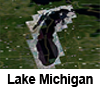 Lake Michigan mosaic image.