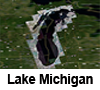 Lake Michigan mosaic image.