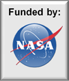 Funded by NASA logo.