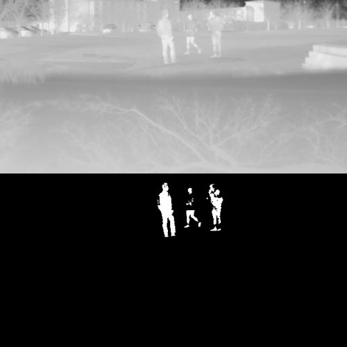 Themeral imaging of 3 people walking.
