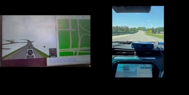 The software has been developed and tested with cooperative driving algorithms using real-time traffic controllers with commercial vehicles