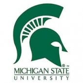 Michigan State University logo.