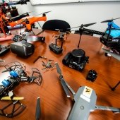 Michigan Tech Research Institute showing the drone lab.