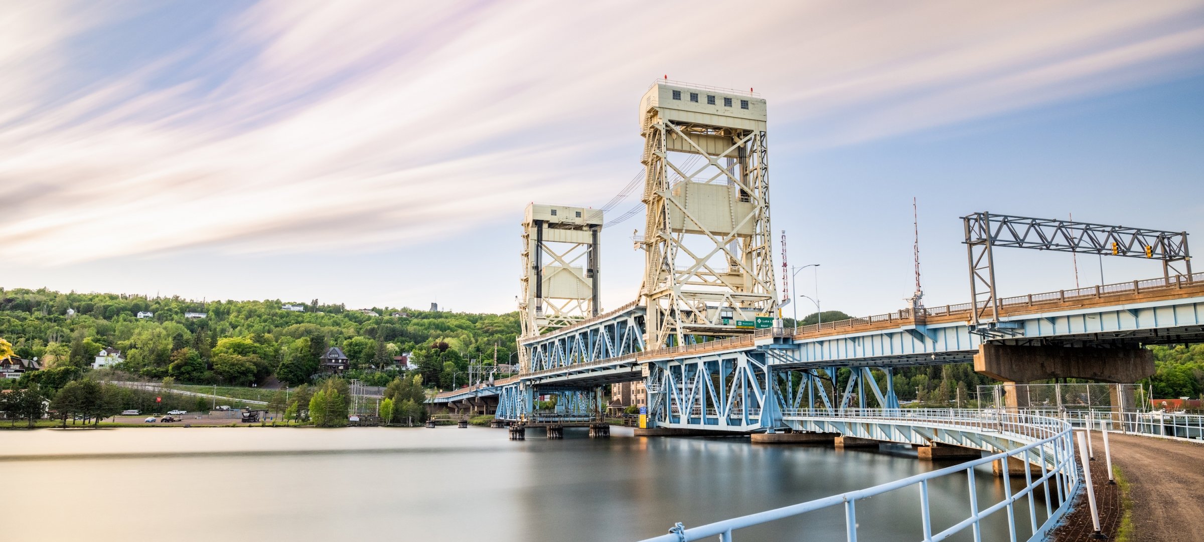 Michigan Tech Transportation Institute showing the Portage Lift Bridge.