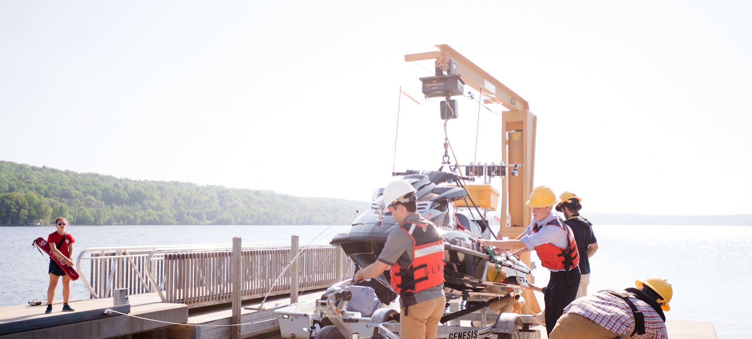 Transportation mobility project on the water.