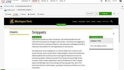 Preview image for Sidebar Right Box Snippet video