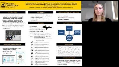 Preview image for Understanding the Trends in Physical Activity via the Use of Activity Trackers With and Without the Use of the UNICEF Kid Power Program Among Rural Elementary Students video