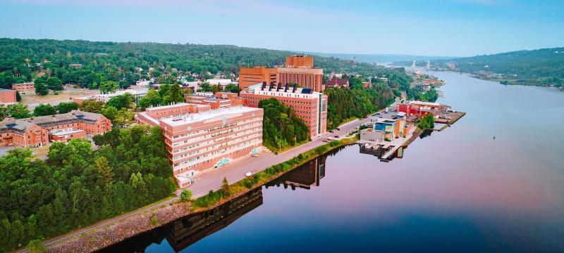 The Michigan Tech waterfront campus