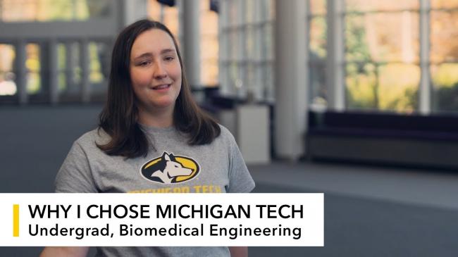 Preview image for My Michigan Tech: Katherine Gingras video