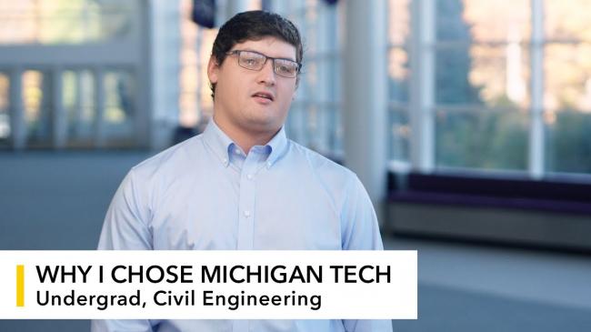 Preview image for My Michigan Tech: Nick Cortes video
