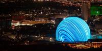 The Sphere in Las Vegas. Five Michigan Tech alumni worked on the project.