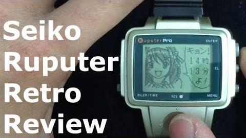Preview image for 1st Gen Smart Watch - Seiko Ruputer (Matsucom OnHand PC) Retro Review video