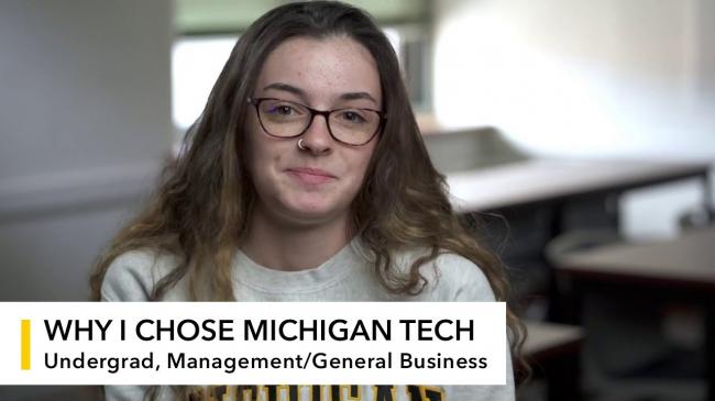 Preview image for My Michigan Tech: Emma Melchiori video
