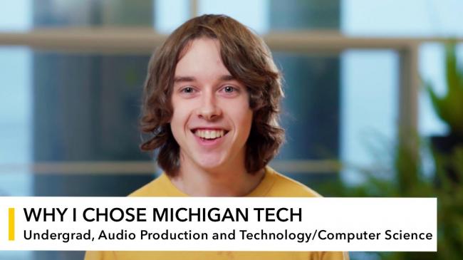Preview image for My Michigan Tech: Drew Stockero video