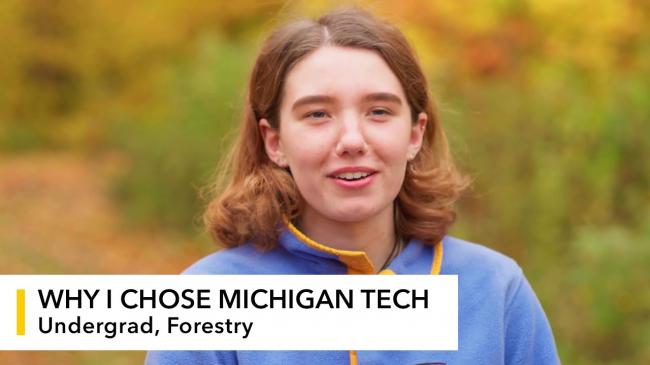 Preview image for My Michigan Tech: Emma Jones video