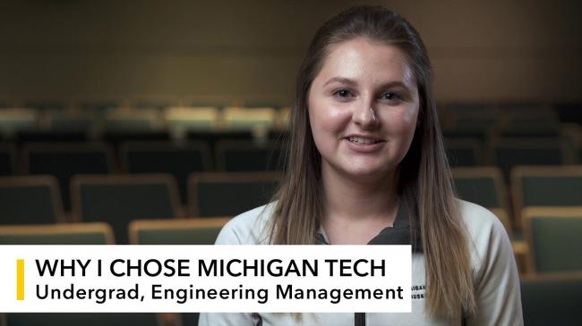 Preview image for My Michigan Tech: Emma LaFleur video