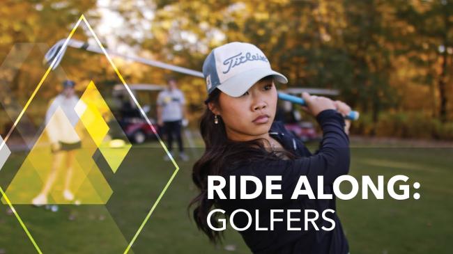 Preview image for Ride Along: Golfers on Michigan Tech's Portage Lake Course video