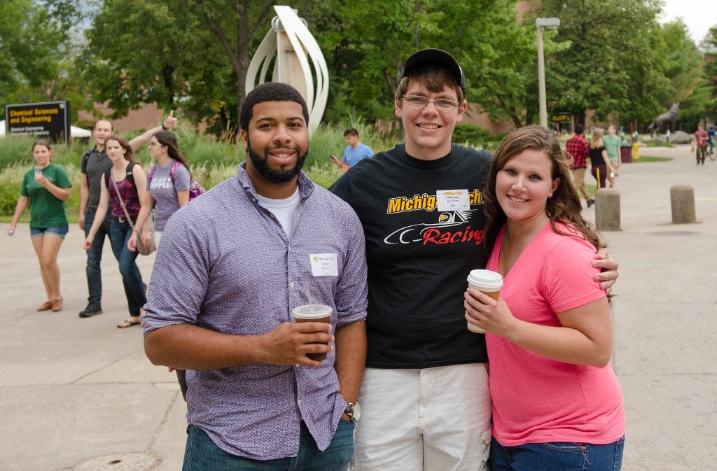 New first-year students at Orientation.