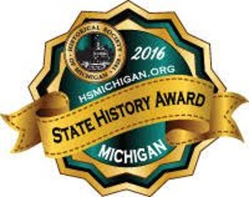 2016 Michigan State History Award logo.