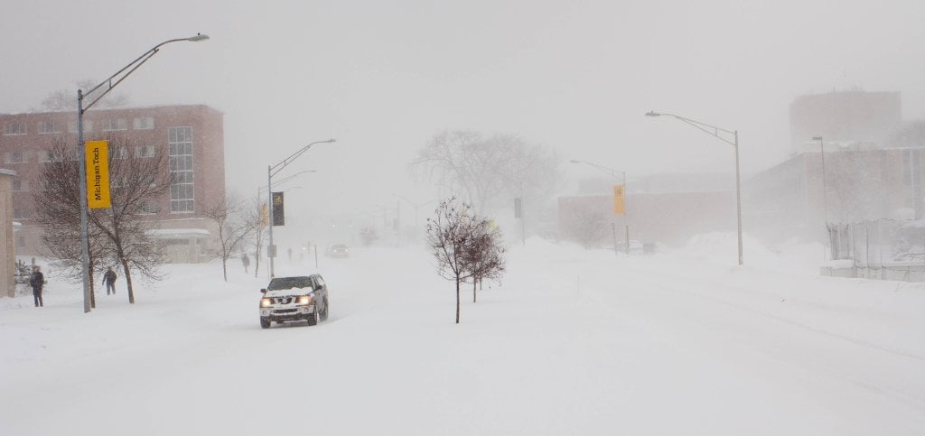 Winter driving can be a challenge in the UP.