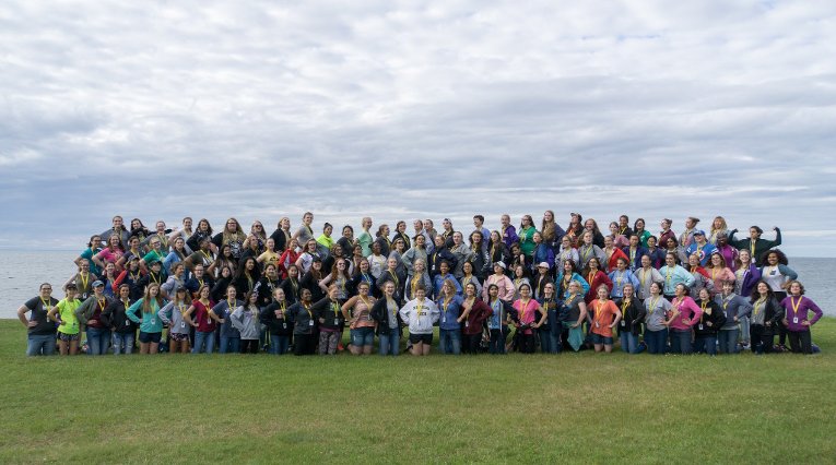 Smiling can make you happy and power poses can boost your self-confidence. The SYP Women in Engineering students get it. 