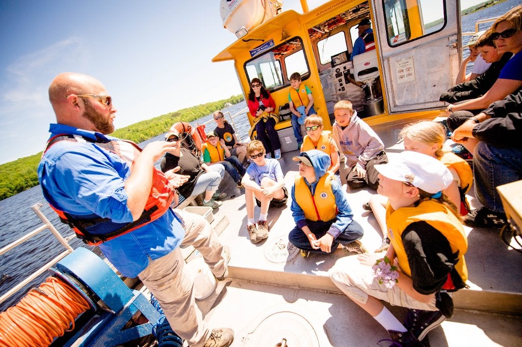 Unique location, unique program: Ride the Waves operates all summer at Michigan Tech's Great Lakes Research Center.