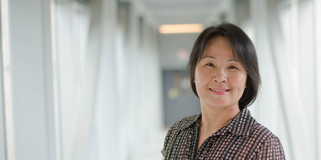 Qiuying Sha studies statistical genetics and is now the Portage Health Foundation Endowed Professor of Population Health.