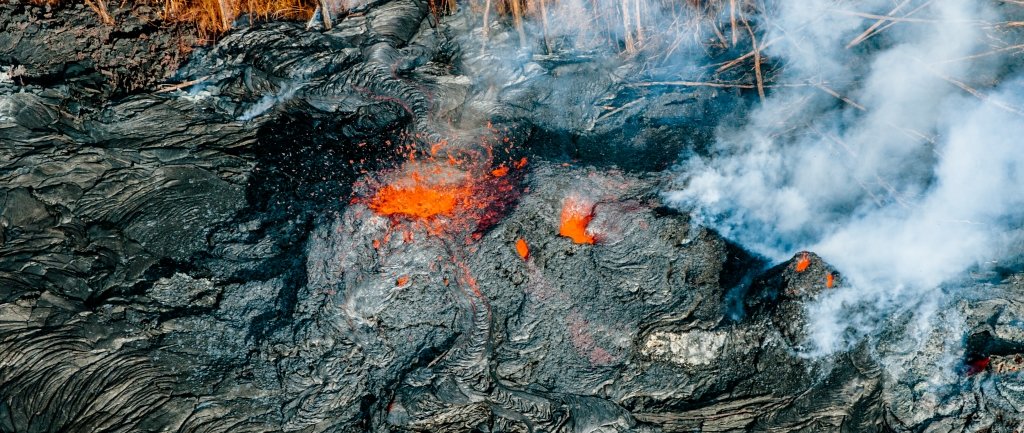 Lava flow in Kīlauea's Lower East Rift Zone