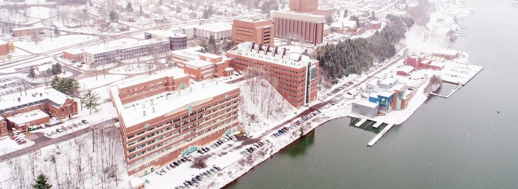 M&M Building from the air