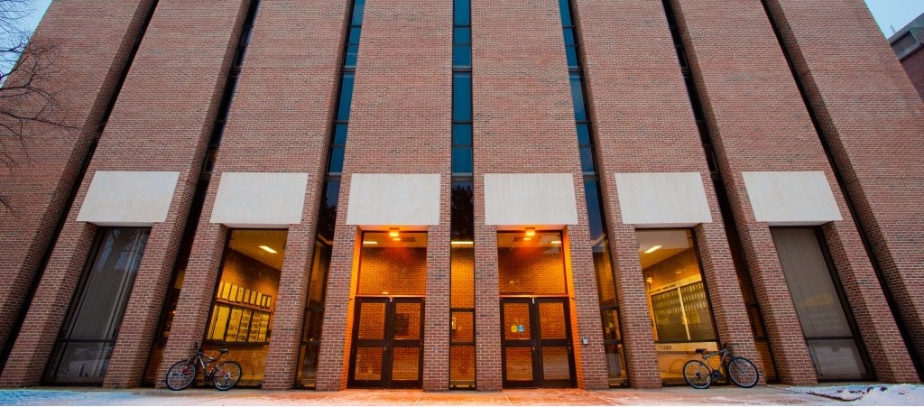 Michigan Tech's mechanical engineering building