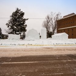 Tau Kappa Epsilon Statue.