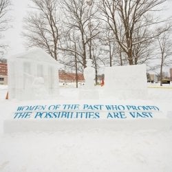 Theta Chi Epsilon Statue.