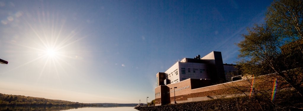 Great Lakes Research Center next to the Keweenaw Waterway