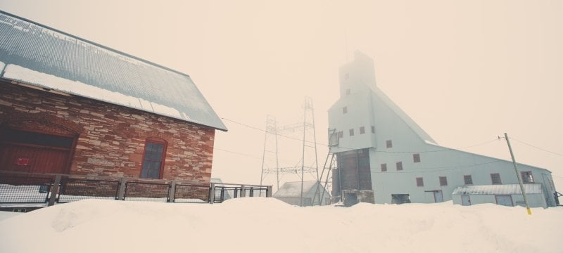 Quincy Mine gift shop and shafthouse