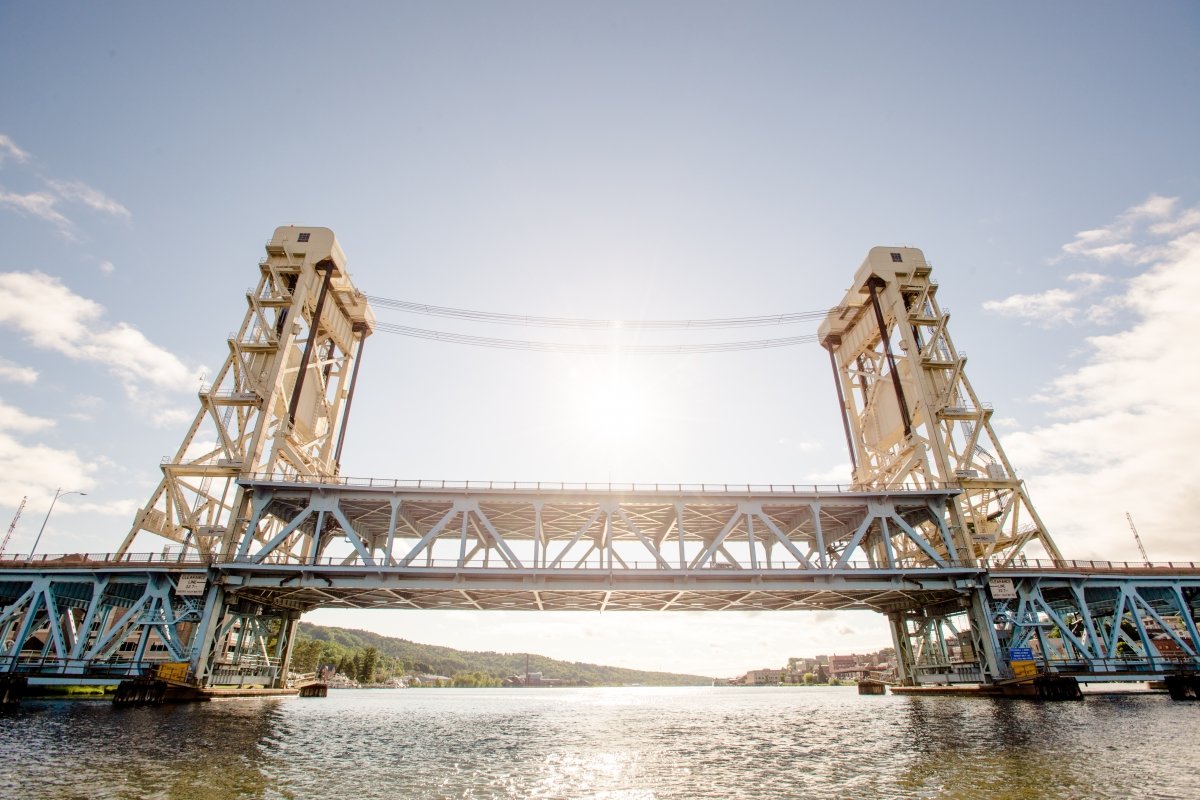 Lift Bridge from canal