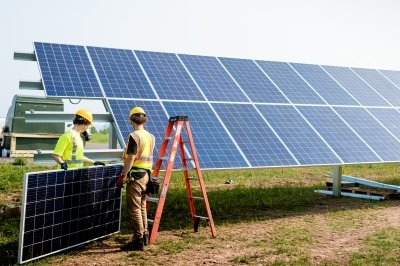 Lanse solar panel install