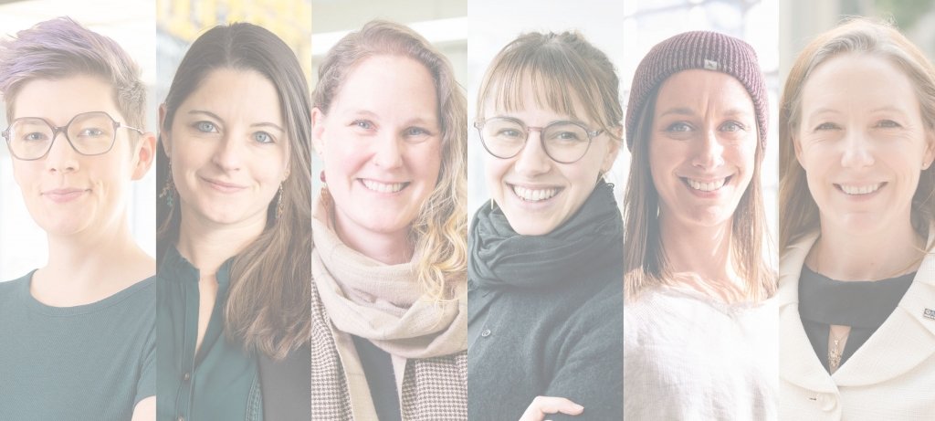 Paige Short, Cassy Tefft de Muñoz, Brigitte Morin, Mary Jennings, Rachael Hathcoat, and Adrienne Minerick are among Michigan Tech leaders who inspire inclusion and innovation across campus and community. Six women leaders at Michigan Tech in portrait for a story sharing their perspectives during Women's History Month.