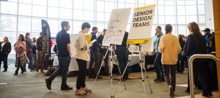 This yearâ€™s Design Expo, held in the Van Pelt Opie Library and Memorial Union Building, marked 25 years of continuous excellence in Michigan Techâ€™s commitment to experiential learning.