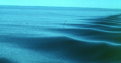 open water on the Great Lakes  