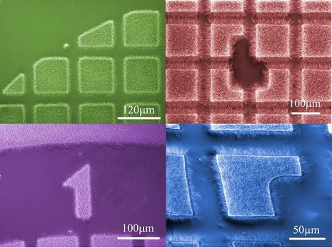 Carpets of boron nitride nanotubes grown on a substrate by Yoke Khin Yap's research group