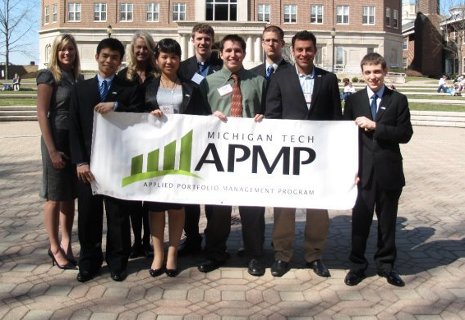 APMP team, left to right, Mindy Becker, Eric Tangko, Amanda Vogt, Zeng Jie, David Clapp, Kyle Thornton, Roy Manninen, Efrain Munoz, Ed Drouillard.