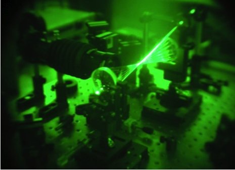 Quantum Physics Research Interactions between photons and molecules.Photo: Prof. Jacek Borysow, Physics Dept., Michigan Tech