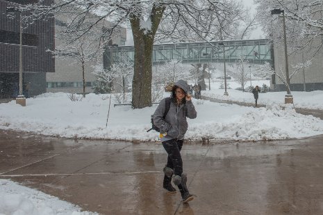 Campus, Two Weeks Before Commencement