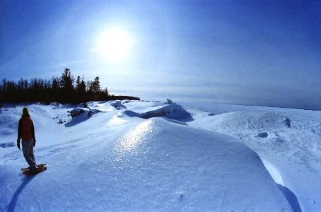 A winter view from Seven Mile Point