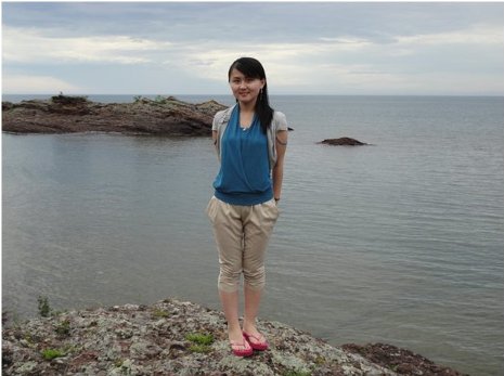 Hui Wang PhD student Hui Wang was honored by the Chinese government for her academic excellence. She researches the use of graphene to enhance the performance of photovoltaic cells.